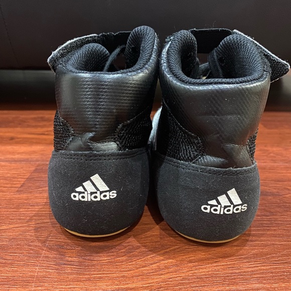 Adidas HVC 2 Youth Wrestling Boxing Shoes Black Q33839 Youth Kids Size US 5.5 - Picture 6 of 9